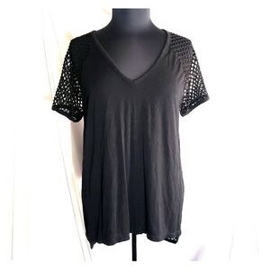 Kristine Black Blouse Size Small